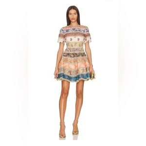 Zimmermann Devi Spliced Mini Dress